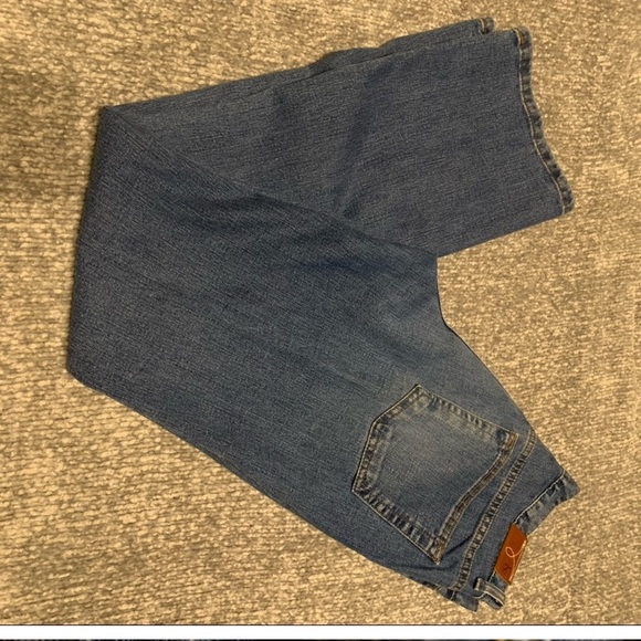 Calvin klein jeans flare leg medium dark denim - Picture 10 of 10